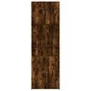 vidaXL Buffet haut ch&ecirc;ne fum&eacute; 80x42,5x249 cm bois d'ing&eacute;nierie