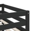 vidaXL Lit mezzanine pour enfants avec rideaux sans matelas 80x200 cm