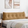 vidaXL Coussin de Dos Marron 160 x 24 x 50 cm Velours