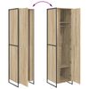 vidaXL Garde-robe 2 pcs Sonoma 50 x 50 x 200 cm Bois d'ingénierie
