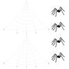 vidaXL D&eacute;coration d'araign&eacute;e d'Halloween avec toiles 4 pc 150 cm