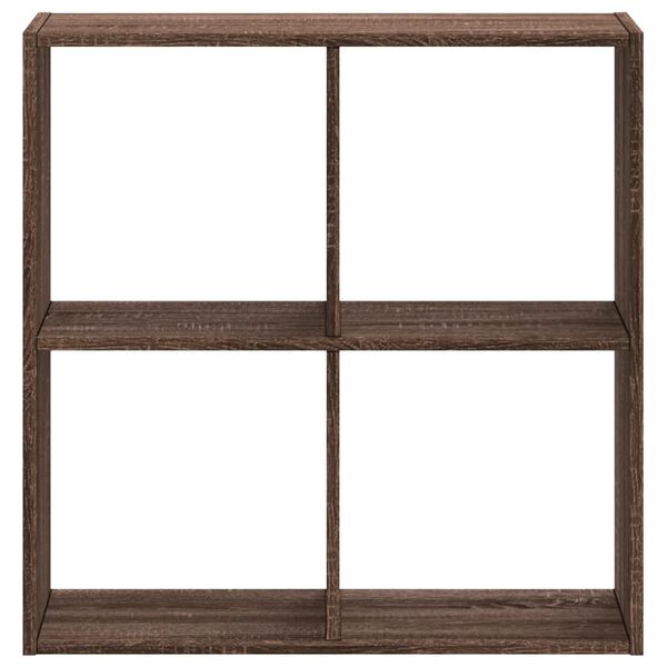 vidaXL Bibliothèque chêne marron 68,5x32x68,5 cm bois d'ingénierie