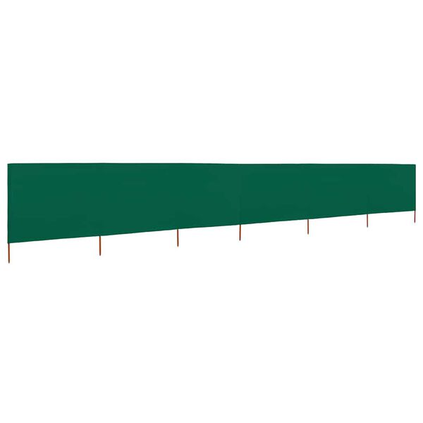 vidaXL Paravent 6 panneaux Tissu 800 x 160 cm Vert