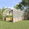 vidaXL B&acirc;che avec &oelig;illets Transparent 6 x 6 m Poly&eacute;thyl&egrave;ne