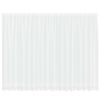 vidaXL Rideau en Dentelle Floral Blanc 220 x 500 cm Polyester