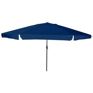 vidaXL Parasol de jardin 394 x 394 x 248 cm Polyester et Acier Azur