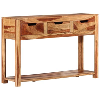 vidaXL Table console 110x35x75 cm bois massif d'acacia