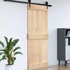vidaXL Porte NARVIK Naturel 100 x 210 cm Bois de pin massif