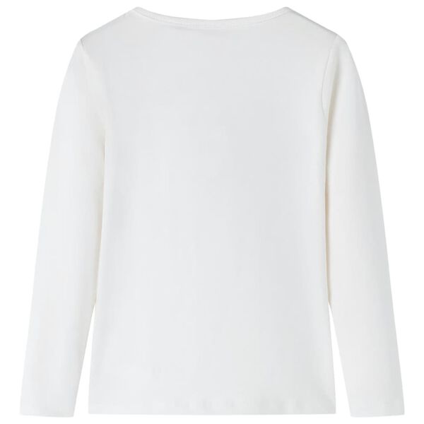 T-shirt enfants &agrave; manches longues &eacute;cru 116