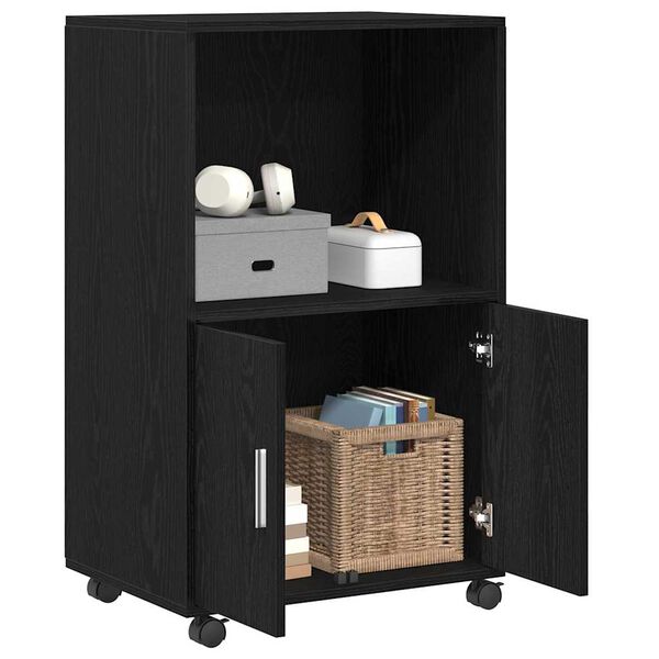 vidaXL Armoire Ch&ecirc;ne noir 55 x 40 x 82 cm