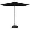 vidaXL Parasol de jardin avec base 270 x 270 cm Polyester