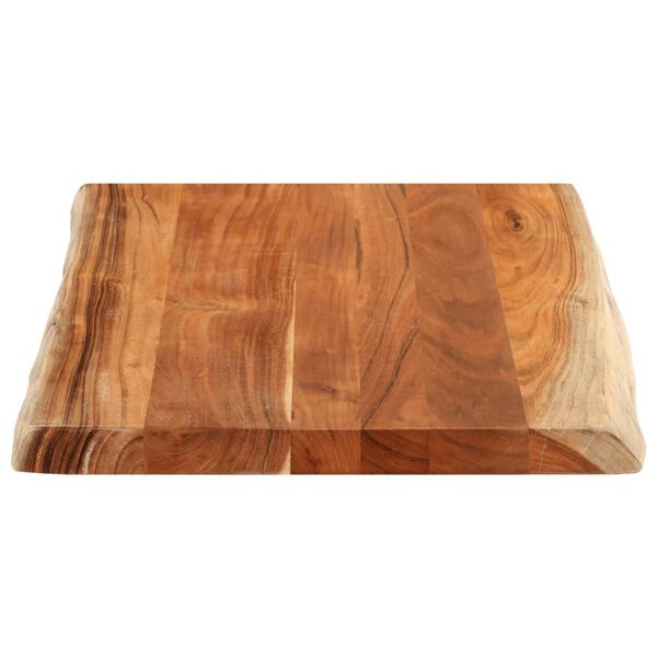 vidaXL Dessus de table 70x60x3,8 cm rectangulaire bois massif d'acacia
