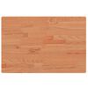vidaXL Dessus de table 60x40x2,5 cm rectangulaire bois massif de h&ecirc;tre