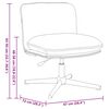 vidaXL Chaise pivotante de bureau gris clair boucl&eacute; comme laine tissu