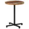 vidaXL Table de bistro Ronde &Oslash;60x75 cm Bois de r&eacute;cup&eacute;ration massif
