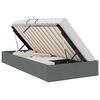 vidaXL Cadre de lit ottoman Gris fonc&eacute; 100 x 200 cm tissu
