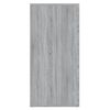vidaXL Buffet Sonoma gris 80x36x75 cm Bois d'ingénierie