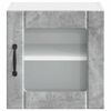 vidaXL Armoire de cuisine Lucca 2 pcs Gris b&eacute;ton 40 x 31 x 40 cm