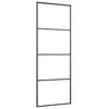 vidaXL Porte coulissante avec kit de quincaillerie 76x205 cm Verre ESG