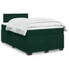 vidaXL Sommier &agrave; lattes de lit avec matelas vert fonc&eacute; 120x190 cm