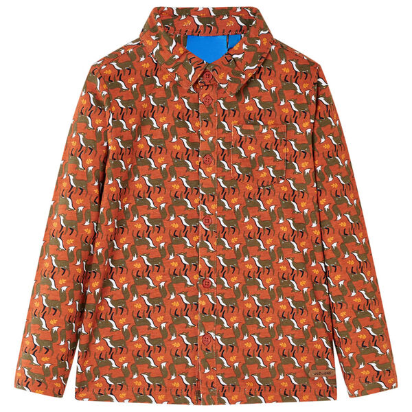 Chemise pour enfants rouillé clair 92