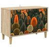 vidaXL Meuble TV ZAANDAM 69 x 33 x 50 cm Sonoma Bois d'ing&eacute;nierie