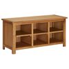 vidaXL &Eacute;tag&egrave;re &agrave; chaussures 90x37x45 cm Bois de ch&ecirc;ne solide