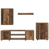 vidaXL Ensemble meuble TV 4 pcs Bois Ancien Bois d'ingénierie