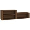 vidaXL Armoire &agrave; chaussures Ch&ecirc;ne marron 150x35x45cm Bois d'ing&eacute;nierie