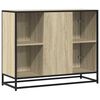 vidaXL Buffet chêne sonoma 92x35x76 cm bois d'ingénierie