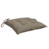 vidaXL Coussins de palette lot de 2 taupe 50x50x7 cm tissu oxford