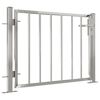 vidaXL Portail de jardin 100 x 70 cm en acier inoxydable
