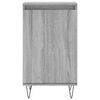 vidaXL Buffet sonoma gris 40x35x70 cm bois d'ing&eacute;nierie