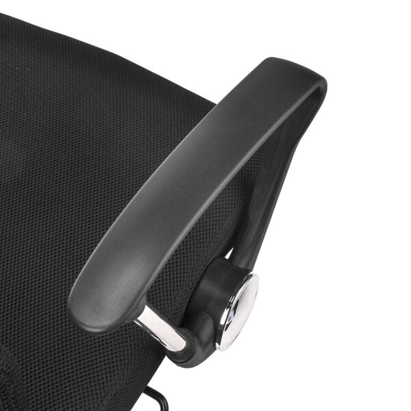 HI Chaise de bureau Noir Acier