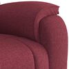 vidaXL Fauteuil de massage inclinable Rouge bordeaux Tissu