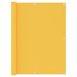 vidaXL &Eacute;cran de balcon Jaune 120x500 cm Tissu Oxford