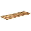 vidaXL Dessus de table bord vivant 140x40x2,5 cm bois de manguier brut