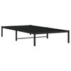 vidaXL Cadre de lit métal sans matelas noir 107x203 cm