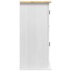 vidaXL Armoire suspendue Corona Blanc 70 x 33 x 71,5 cm Pin massif