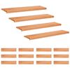 vidaXL Marches d'escalier 16 pi&egrave;ces 120 x 25 x 2 cm Vernis