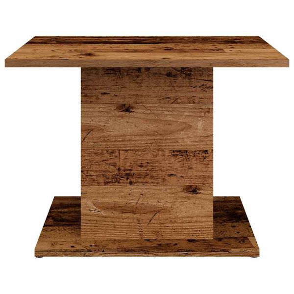 vidaXL Table basse vieux bois 55,5x55,5x40 cm bois d'ing&eacute;nierie