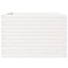 vidaXL Jardinière blanc 70x70x46 cm bois de pin massif