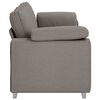 vidaXL Canap&eacute; Taupe Dimensions globales: 219 x 80 x 80 cm (l x P x H)