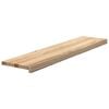 vidaXL Marches d'escalier 16 pcs non trait&eacute; bois de ch&ecirc;ne massif