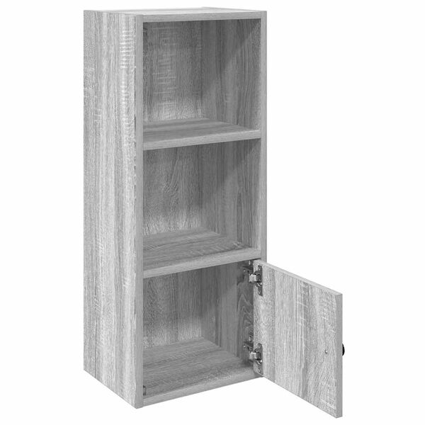 vidaXL Biblioth&egrave;que sonoma gris 31x24x77 cm bois d'ing&eacute;nierie