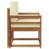 vidaXL Canap&eacute; d&rsquo;ext&eacute;rieur Bois d'acacia massif et polyester Naturel