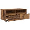 vidaXL Meuble TV Bois Ancien 100 x 48 x 43 cm Bois d'ing&eacute;nierie