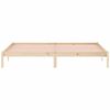 vidaXL Cadre de lit sans matelas 193x203 cm bois massif de pin