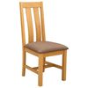 vidaXL Chaise de salle &agrave; manger 2 pcs Bois de ch&ecirc;ne massif Gris
