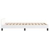 vidaXL Cadre de lit avec t&ecirc;te de lit sans matelas blanc 90x200 cm